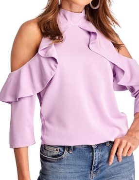 Blusa Beatriz Meade manga 3/4 para mujer