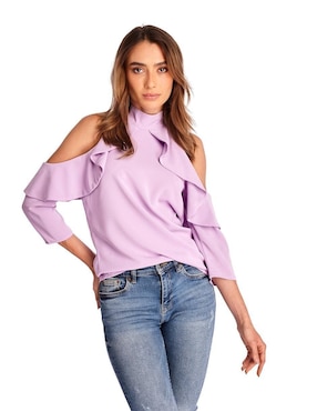 Blusa Beatriz Meade manga 3/4 para mujer