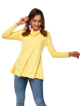 Blusa Beatriz Meade manga larga para mujer