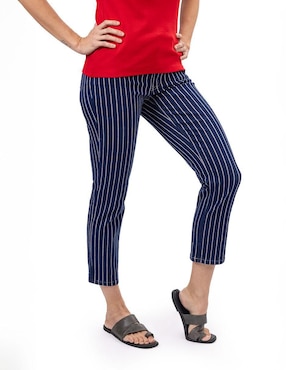 Pantalón capri Nautica slim para mujer