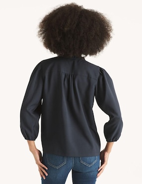 Blusa Nautica manga 3/4 para mujer