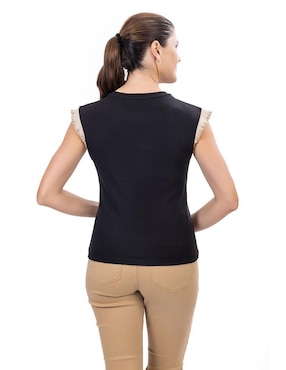 Playera Nautica Fall cuello redondo para mujer