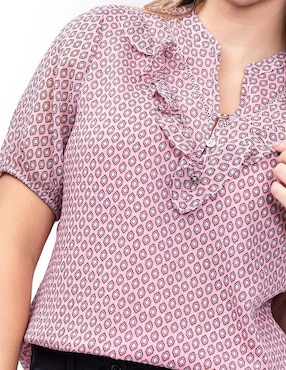 Blusa Nautica manga corta para mujer
