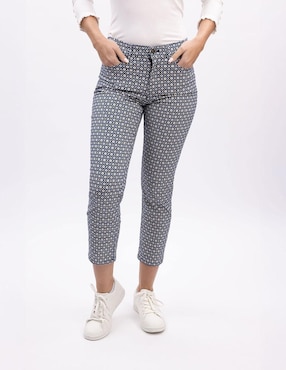 Pantalón capri Nautica slim para mujer