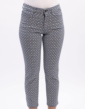 Pantalón capri Nautica slim para mujer