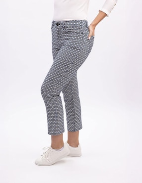 Pantalón capri Nautica slim para mujer