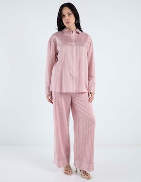 Pantalón pijamero Kur.Kuma regular para mujer