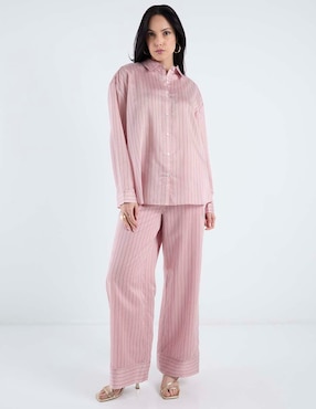 Pantalón pijamero Kur.Kuma regular para mujer