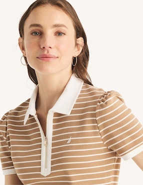 Playera tipo polo Nautica para mujer