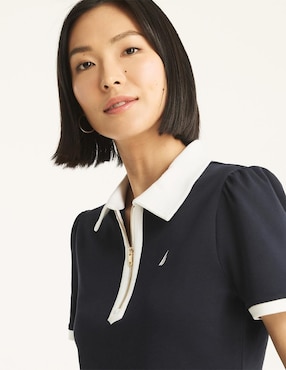 Playera tipo polo Nautica para mujer