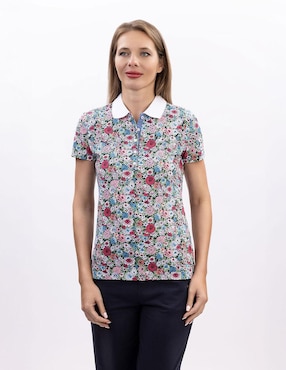 Playera tipo polo Nautica para mujer
