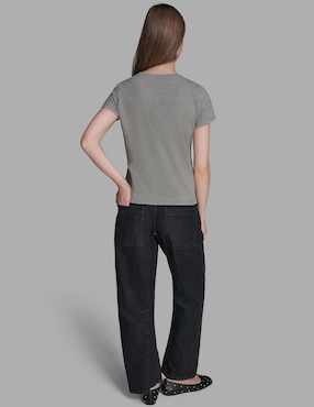 Blusa BCBG manga corta para mujer