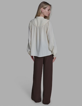 Blusa BCBG manga larga para mujer