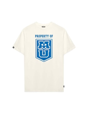 Playera manga corta Monsters University cuello redondo para mujer