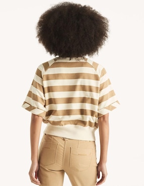 Blusa Nautica manga al codo para mujer