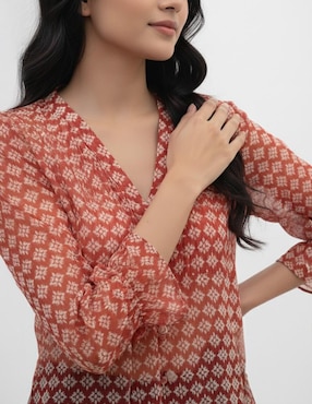 Blusa Nautica manga 3/4 para mujer