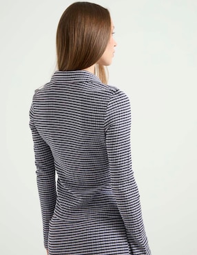 Blusa camisera Scotch & Soda manga larga para mujer