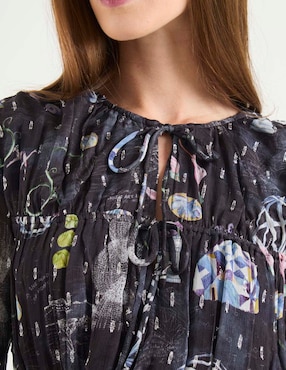 Blusa Scotch & Soda manga larga para mujer