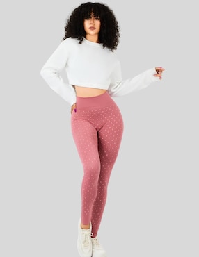 Set legging Malabis cintura alta con elástico para mujer