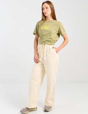 Playera manga corta Scotch & Soda cuello redondo para mujer