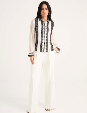 Pantalón de vestir BCBG amplio para mujer