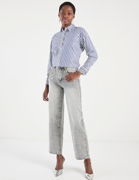 Blusa BCBG manga larga para mujer