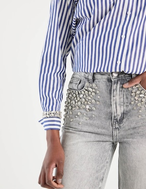 Blusa BCBG manga larga para mujer