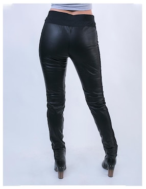 Legging Castelli Leather Authentic a la cintura con elástico ajustable para mujer
