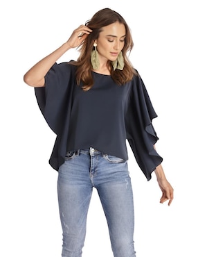 Blusa Beatriz Meade manga 3/4 para mujer