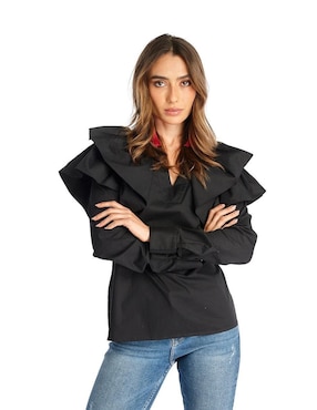 Blusa Beatriz Meade manga larga para mujer
