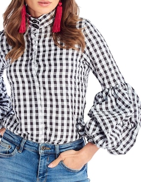 Blusa Beatriz Meade manga larga para mujer