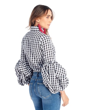 Blusa Beatriz Meade manga larga para mujer