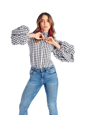 Blusa Beatriz Meade manga larga para mujer