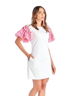 Vestido corto casual beatriz meade para mujer