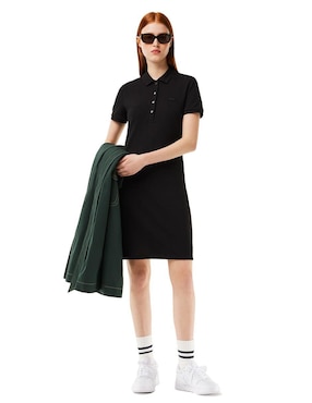 Vestido a la rodilla casual Lacoste para mujer