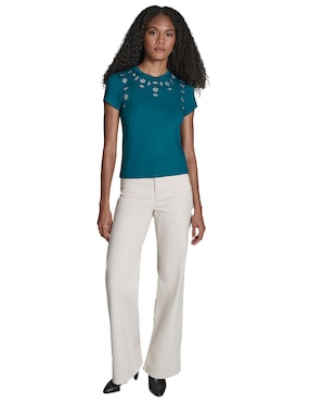 Blusa BCBG manga corta para mujer