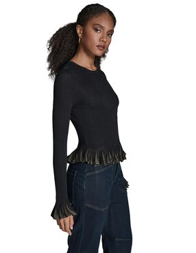 Blusa BCBG manga larga para mujer