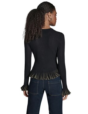 Blusa BCBG manga larga para mujer