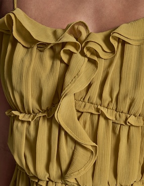 Blusa BCBG sin manga para mujer