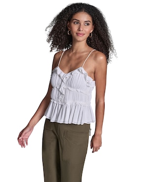 Blusa BCBG de tirantes para mujer