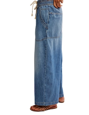 Jeans coulotte acampanado Free People para mujer