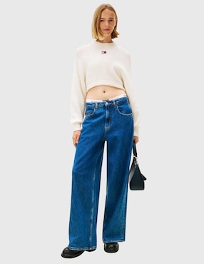 Suéter Tommy Jeans cuello redondo para mujer
