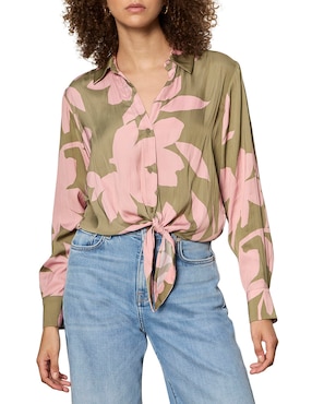Blusa Sanctuary manga larga para mujer