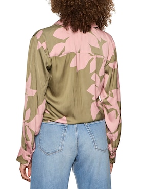 Blusa Sanctuary manga larga para mujer