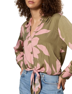 Blusa Sanctuary manga larga para mujer