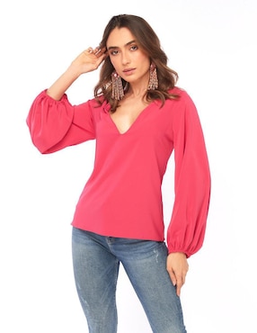 Blusa Beatriz Meade manga larga para mujer