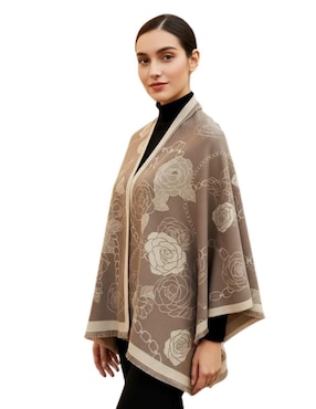Chal Twist Side estampado floral