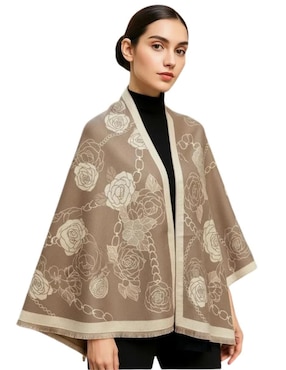 Chal Twist Side estampado floral