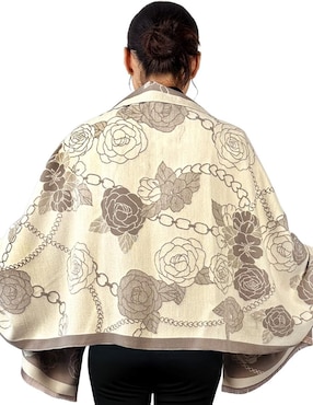 Chal Twist Side estampado floral