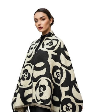 Chal Twist Side estampado floral